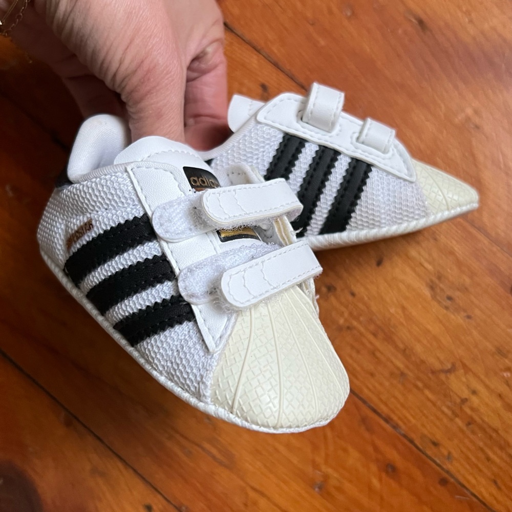 Adidas Superstar crib shoes